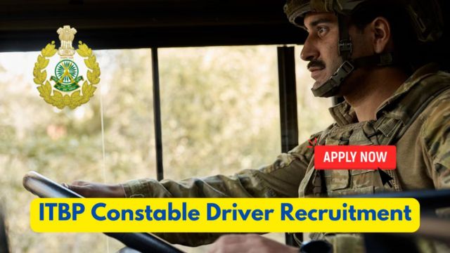 ITBP Driver Recruitment 2024