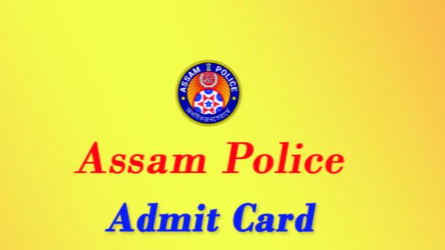 SLPRB Assam Police Admit Card 2024